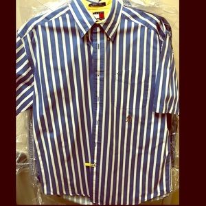 Tommy striped button up